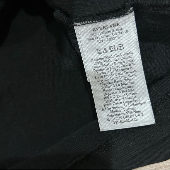 Everlane Uniform Men’s Organic Cotton Tee Black M - Picture 4 of 7